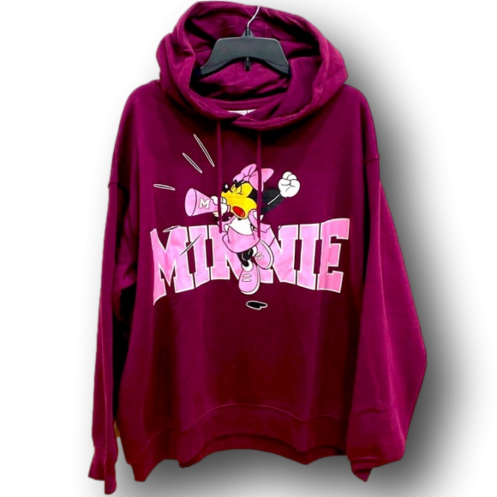 Minnie Mouse Cheerleading Graphic Hoodie - Size Extra Large XL - NWT